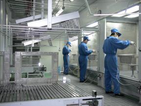 平板輸送噴漆室